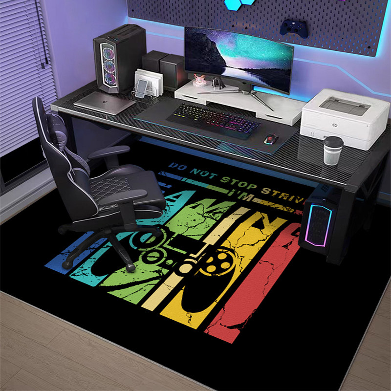 Pc Gaming Chair - VIKAMA Antislip stoelmat Gaming bureauteppe, geluiddichte