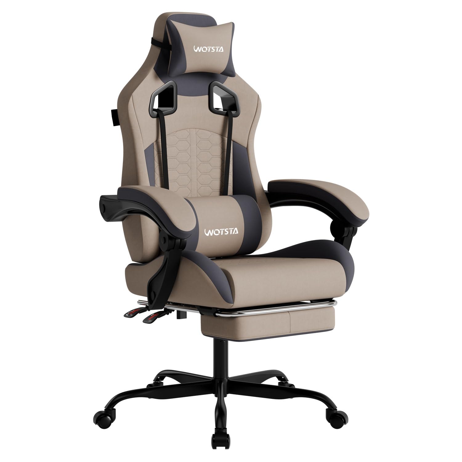 Pc Gaming Chair - Gamingstoel met massage, ergonomische pc-gamingstoel met