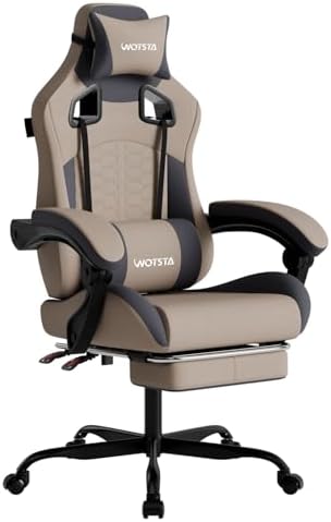 Pc Gaming Chair - Gamingstoel met massage, ergonomische pc-gamingstoel met