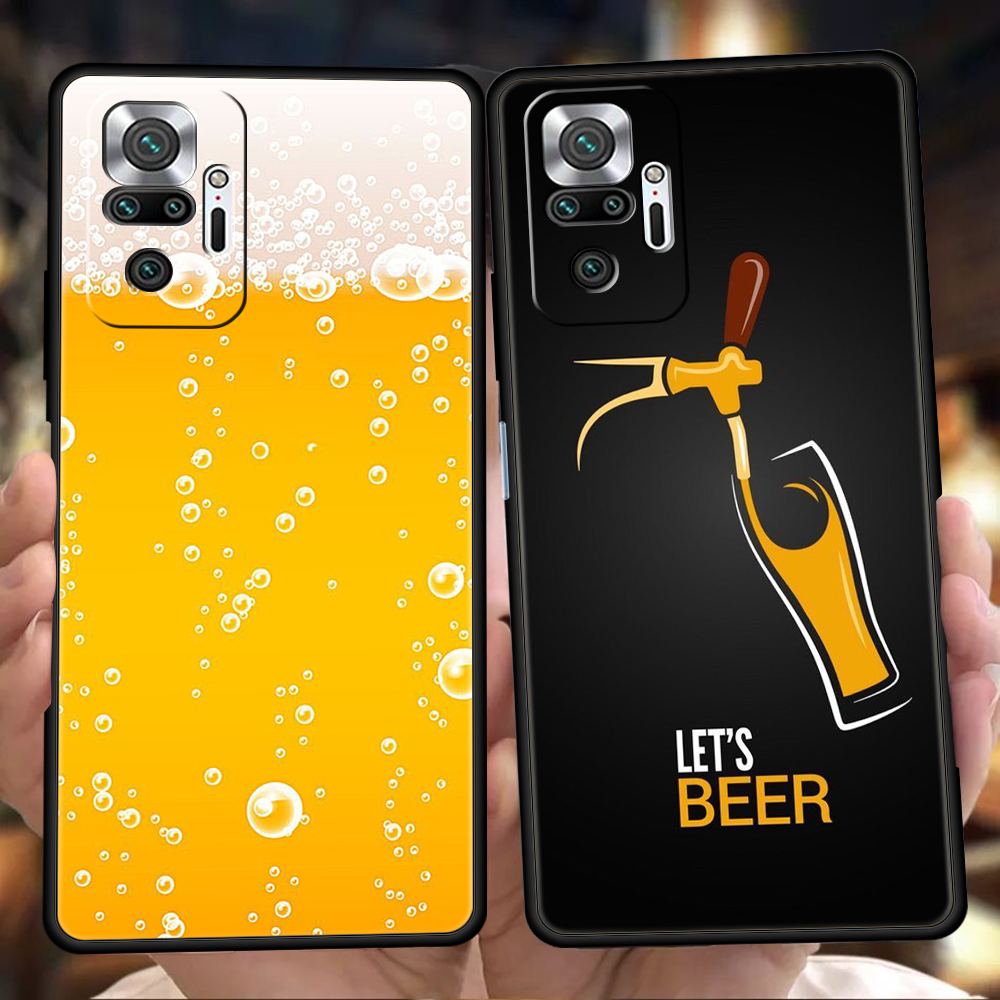 Pc Gaming Xiaomi - Bieren Alcohol Bubbel Telefoonhoesje Voor Redmi