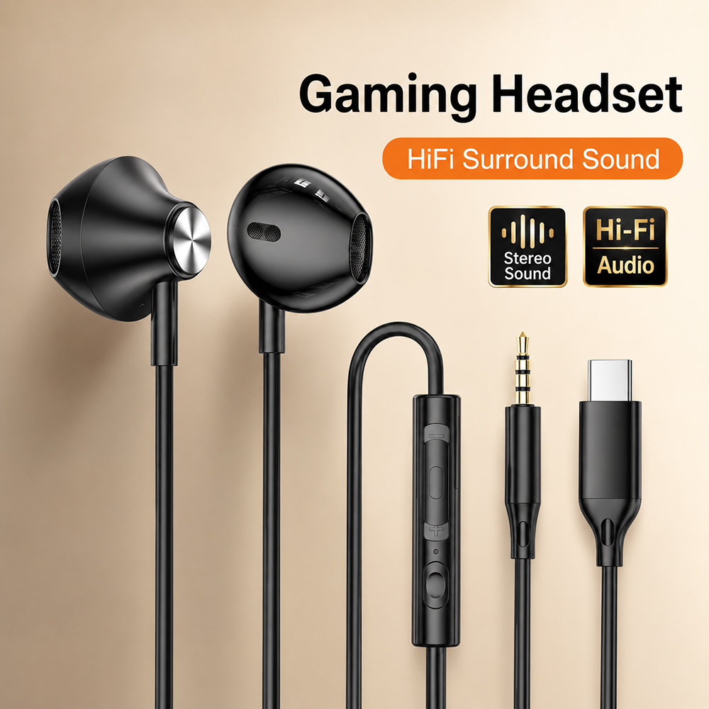 Pc Gaming Xiaomi - HiFi Surround-hoofdtelefoon Bass Stereo Sound voor