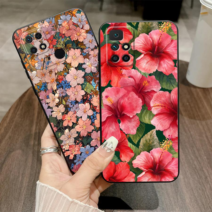 Pc Gaming Xiaomi - Roze Bloem Case voor Xiaomi Redmi