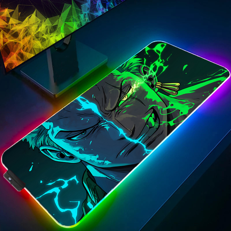 Pc Gaming Essentials - EEN STUK Zoro Muismat RGB Gaming