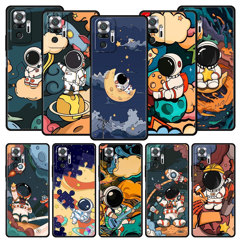 Pc Gaming Xiaomi - Ruimteastronaut Cartoon Hoesje Voor Xiaomi Redmi