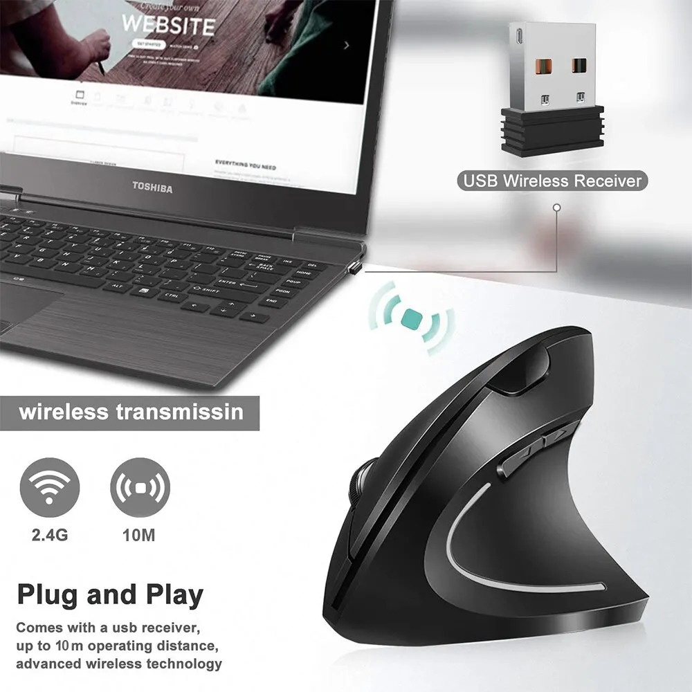 Ergonomische draadloze muis me - Pc Gaming Xiaomi recensie en prijs