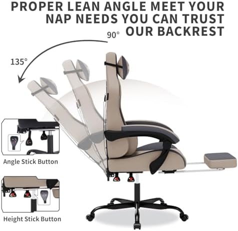Gamingstoel met massage, ergon - Pc Gaming Chair recensie en prijs