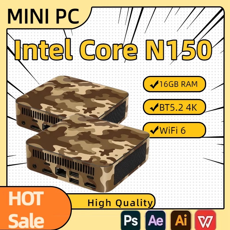 Compacte Mini PC Intel N150 Mi - Pc Gaming Gta 6 recensie en prijs