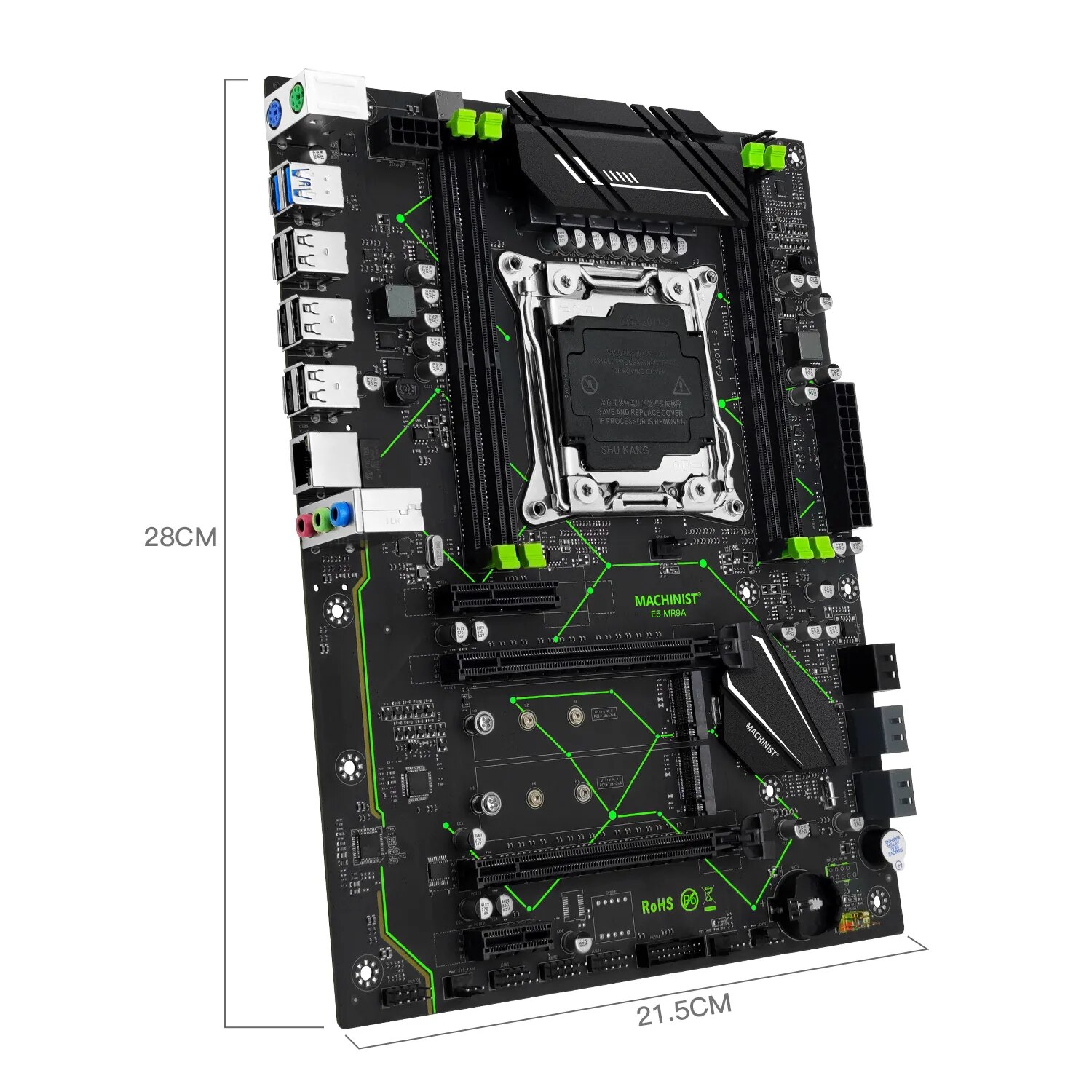 MACHINIST E5 MR9A V1.0 X99 Moe - Pc Gaming Omen recensie en prijs