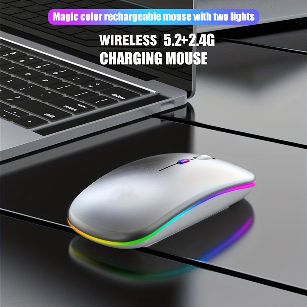 Draadloze Muis RGB Oplaadbare  - Wireless Gaming Mouse recensie en prijs
