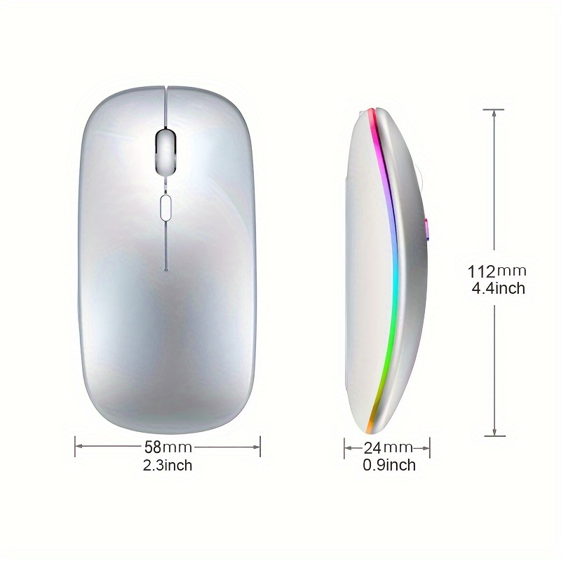 Draadloze Muis RGB Oplaadbare  - Wireless Gaming Mouse recensie en prijs