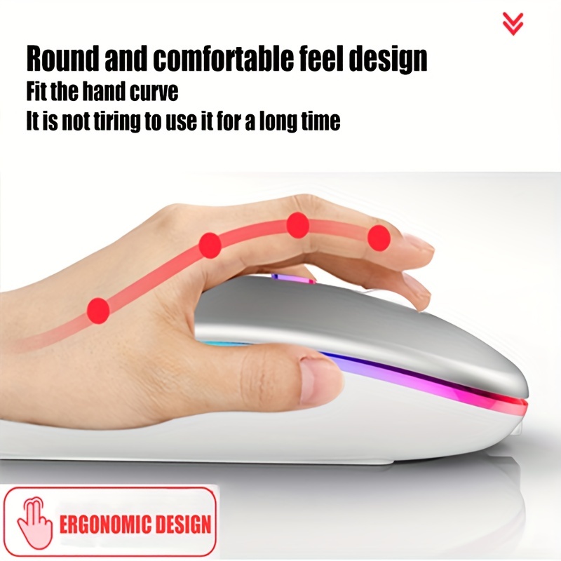 Draadloze Muis RGB Oplaadbare  - Wireless Gaming Mouse recensie en prijs