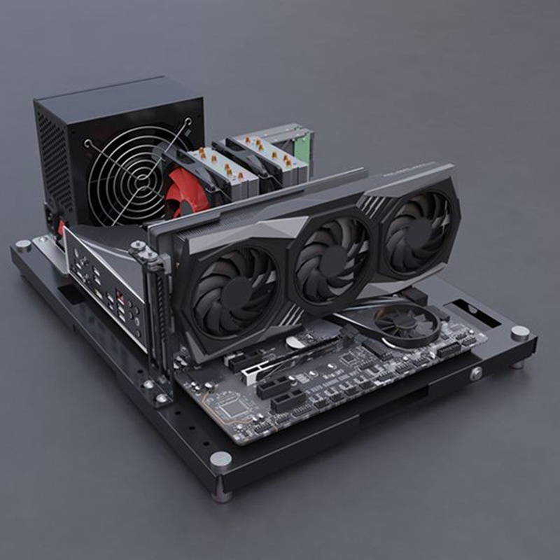 PC-test Open chassis Rackbank  - Pc Gaming Test recensie en prijs
