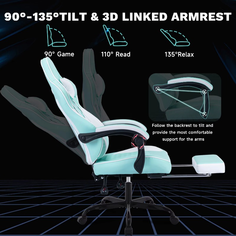 Gamingstoel met massage, ergon - Pc Gaming Chair recensie en prijs
