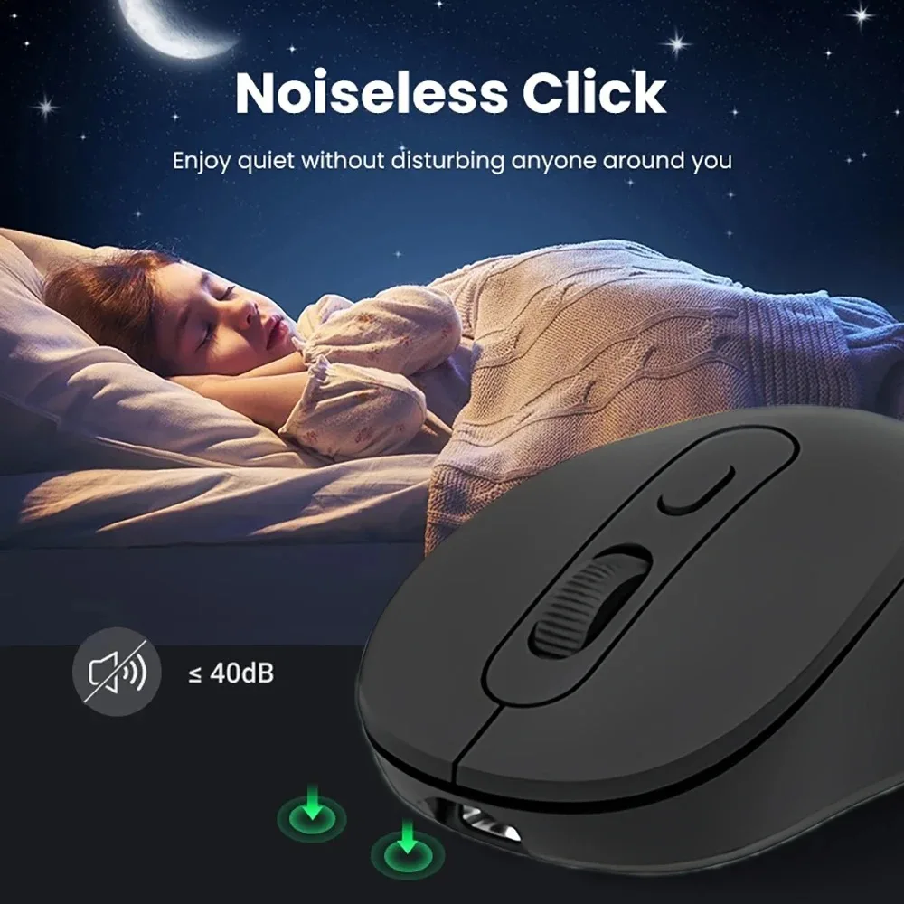 Bluetooth 5.2 Muis 2.4G Draadl - Wireless Gaming Mouse recensie en prijs