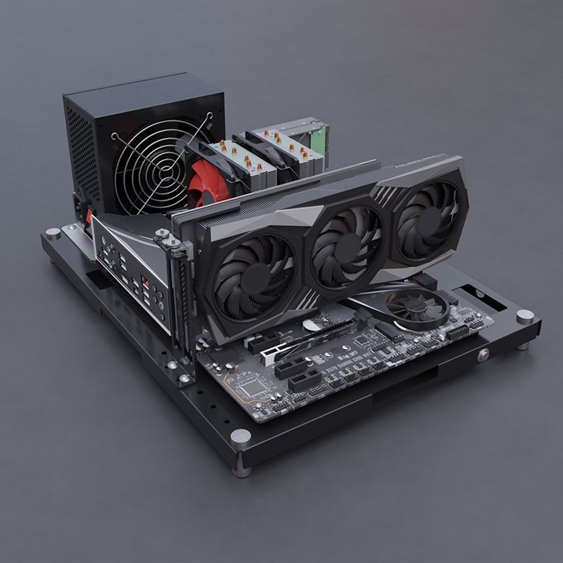 PC-test Open chassis Rackbank  - Pc Gaming Test recensie en prijs