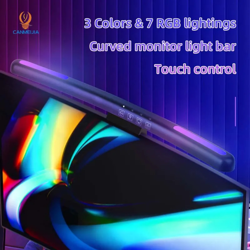 Gebogen Led Monitor Lichtbalk  - Pc Gaming Notebook recensie en prijs